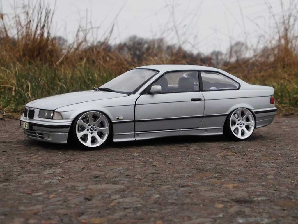 Bmw 325 E36 1/18 Ut Models E36 E36 coupe grijs jantes E90 modelauto
