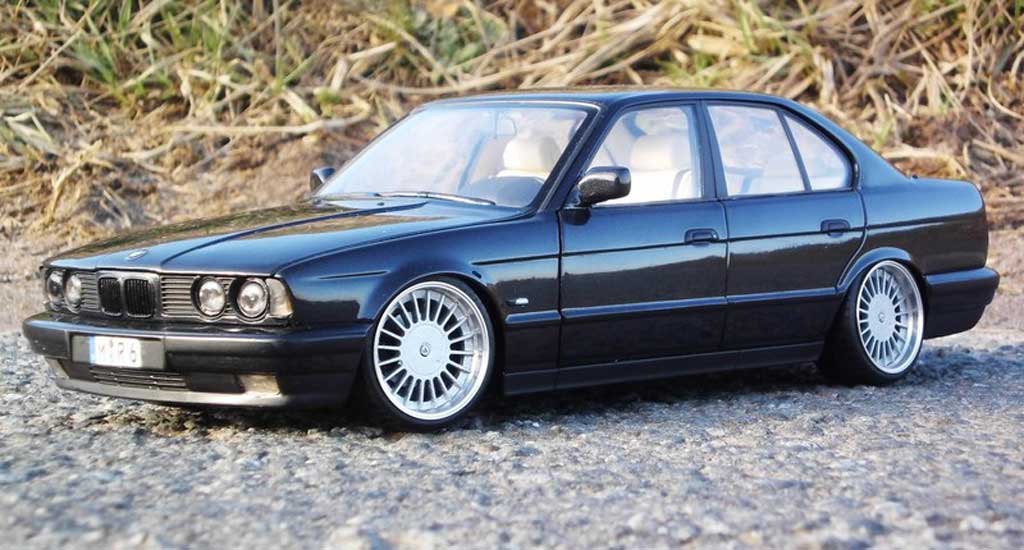 Bmw 535 tuning 1988 i E34 jantes alpina 1/18 Minichamps