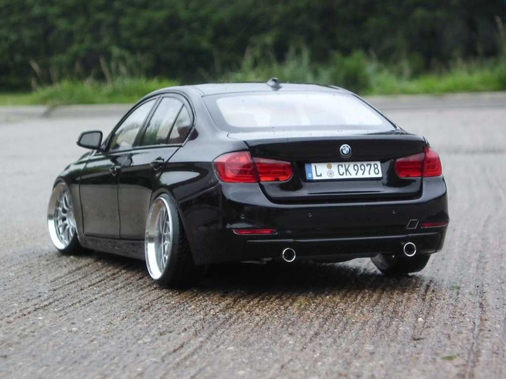 Bmw 335 F30 1/18 Paragon F30 3er Sedan zwart jantes 20 pouces modelauto