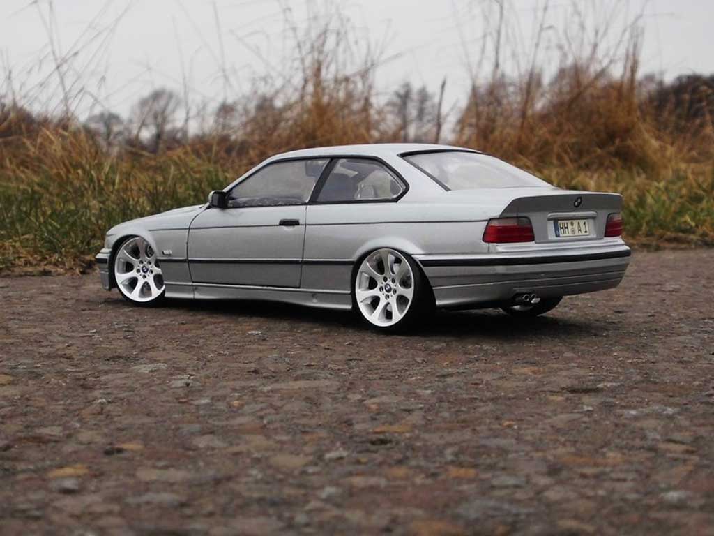 Bmw 325 coupe E36 E36 grijs jantes E90 1/18 Ut Models