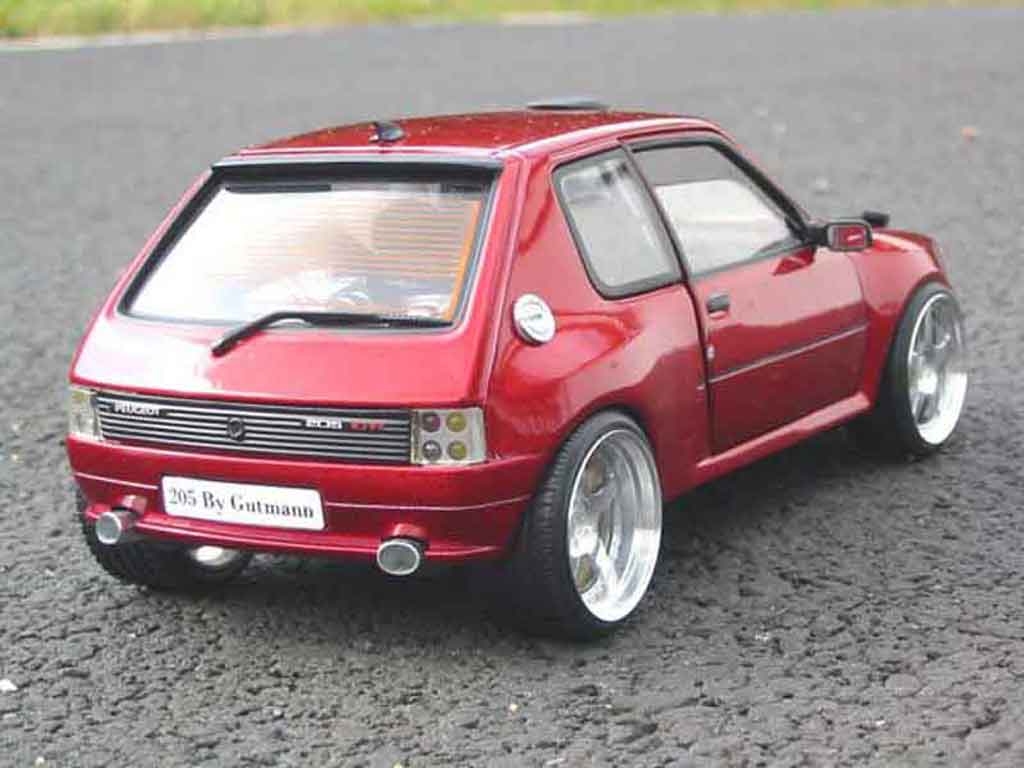 Peugeot 205 GTI Dimma preparation tuning 1/18 Solido