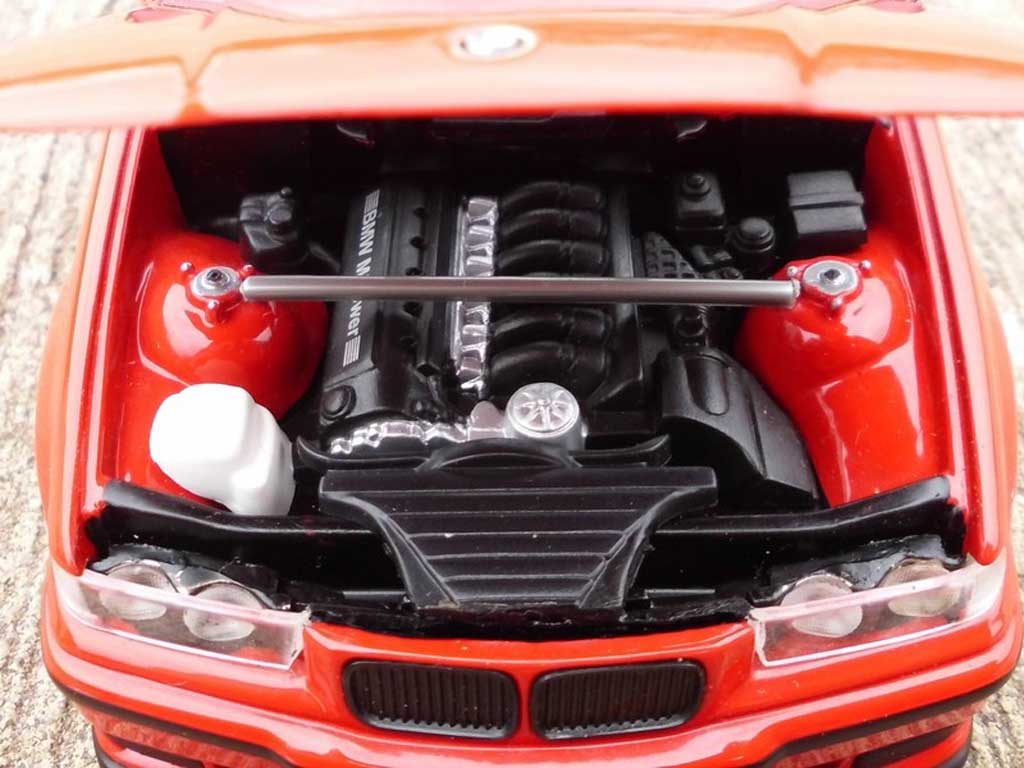 Bmw 318 tuning E36 is rood jantes M3 E92 et swap moteur M3 E36 1/18 Ut Models