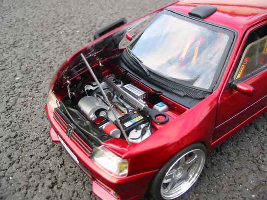 Peugeot 205 GTI Dimma preparation tuning 1/18 Solido
