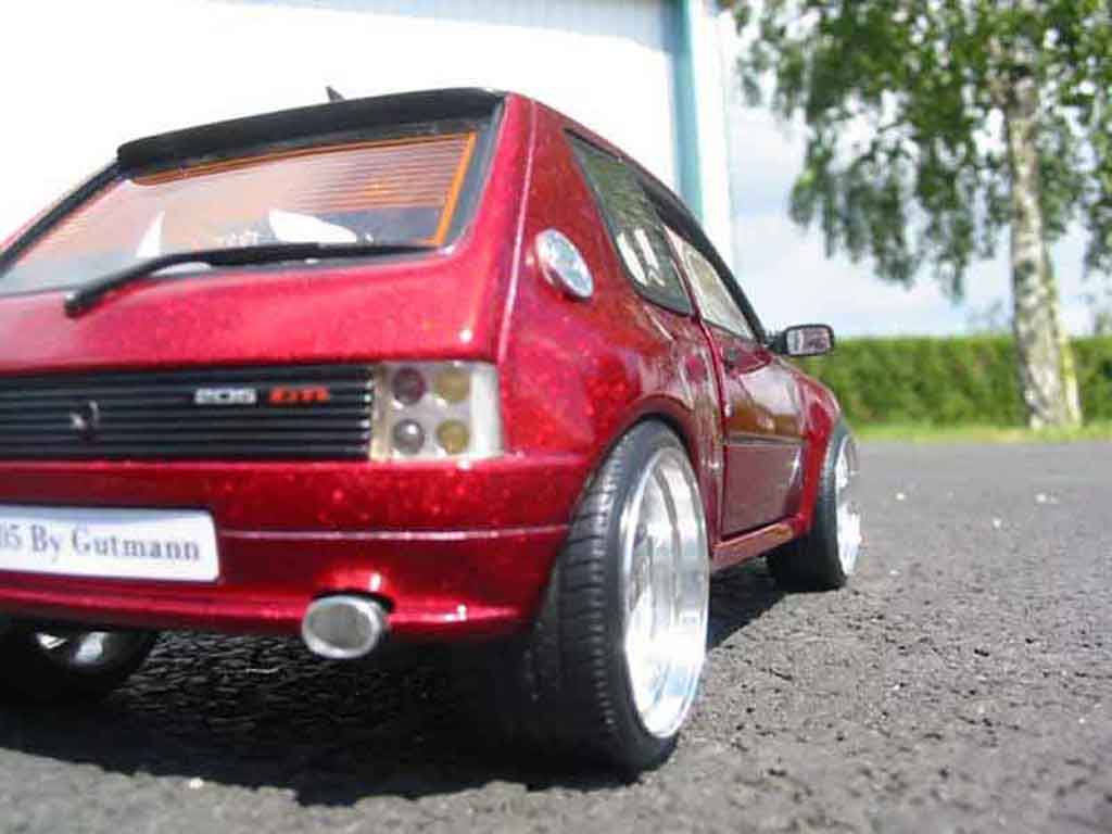 Peugeot 205 GTI Dimma preparation tuning 1/18 Solido