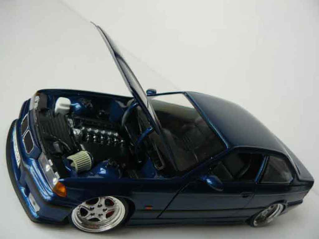 Bmw M3 coupe E36 blauw avus jantes porsche 18 pouces 1/18 Ut Models