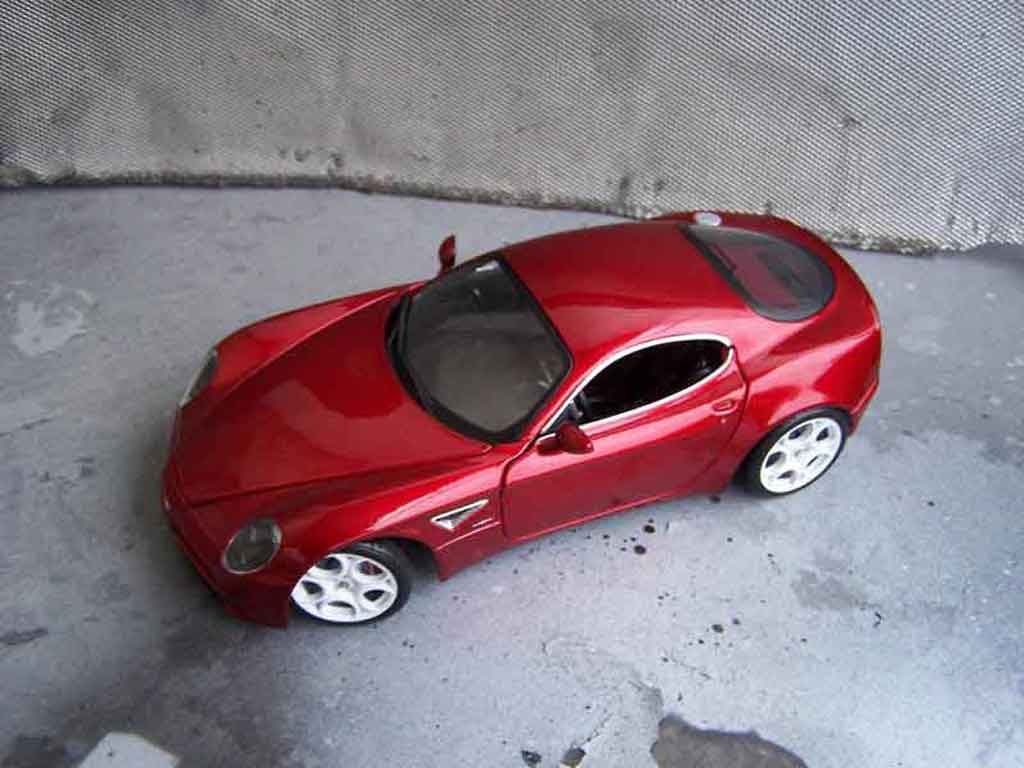 Alfa Romeo 8C competizione rood 1/18 Welly