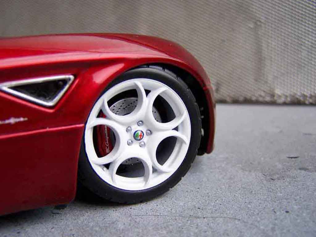 Alfa Romeo 8C competizione rood 1/18 Welly