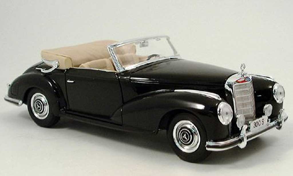Mercedes 300 S 1/18 Norev S zwart 1955 modelauto
