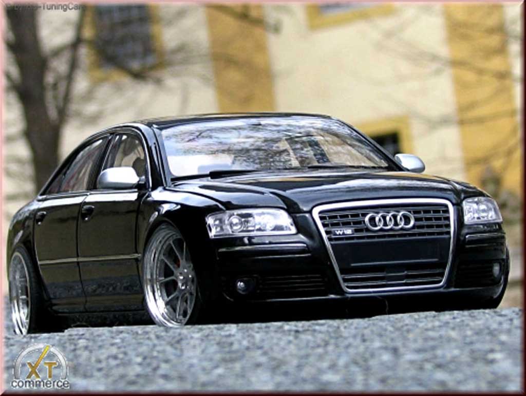 Audi A8 berline zwart jantes 20 pouces 1/18 Kyosho