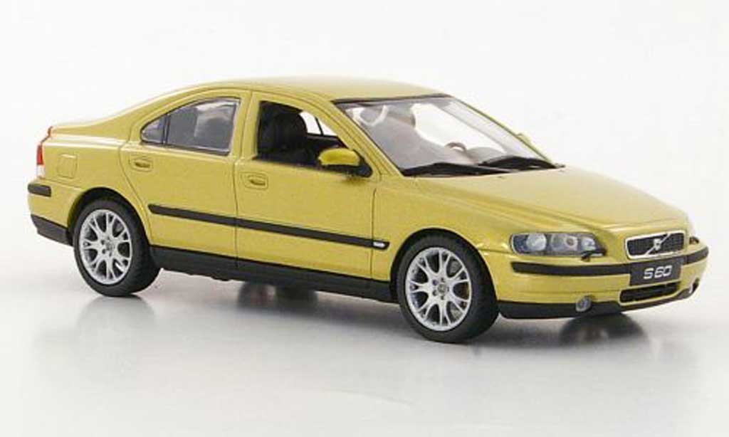 Volvo S60 1/43 Minichamps gold modelauto