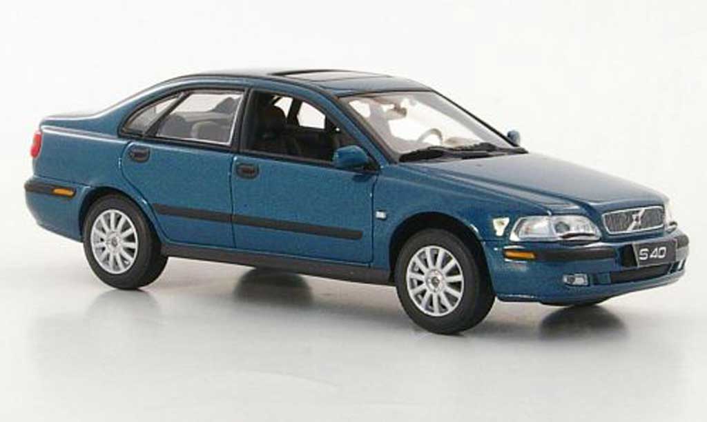 Volvo S40 1/43 Minichamps blauwgrun modelauto