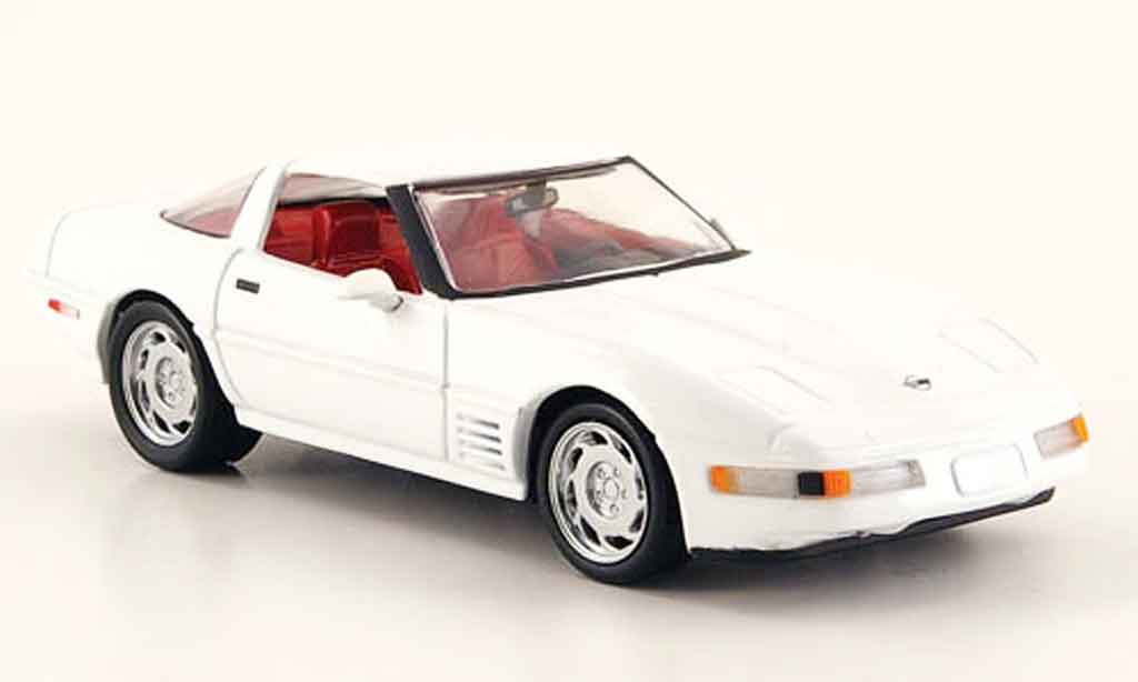 Chevrolet Corvette ZR1 1/43 Detail Cars ZR1 Coupe wit modelauto