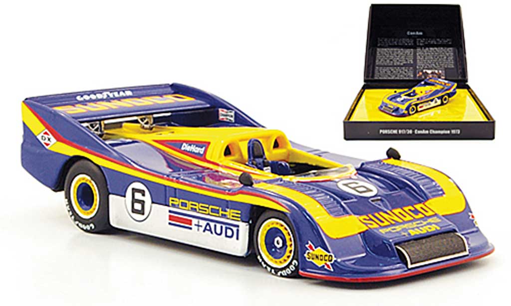 Porsche 917 1973 1/43 Minichamps 1973 30 No.6 Sunoco Team Penske Racing Can-Am Saison modelauto