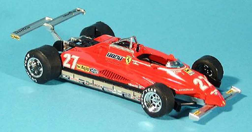 Ferrari 126 1982 1/43 Brumm 1982 C2 no.27 g.villeneuve gp long beach modelauto