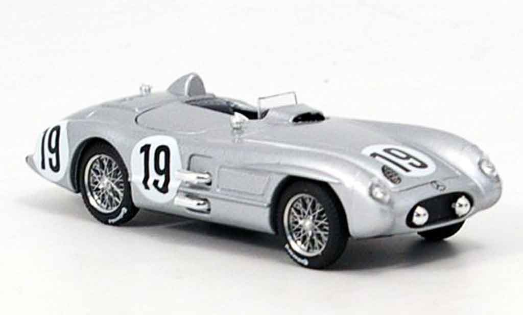 Mercedes 300 SLR 1/43 Brumm SLR No.19 Le Mans 1955 modelauto