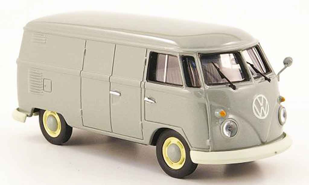 Volkswagen Combi 1/43 Minichamps t1 kasten grijs modelauto