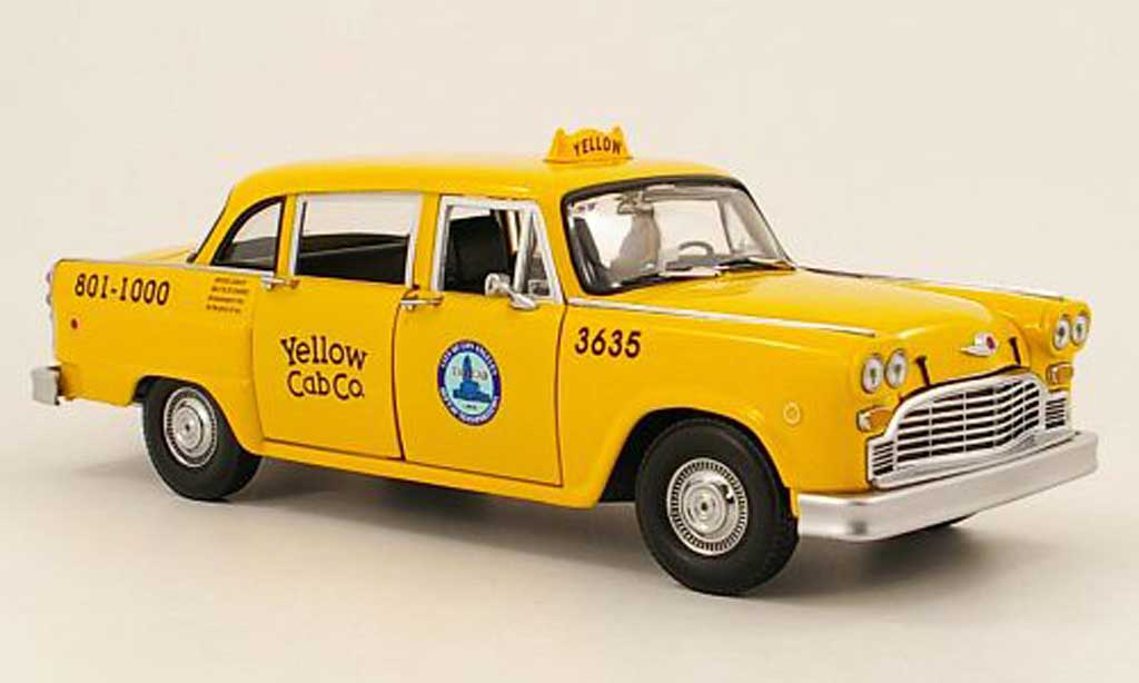 Checker Taxi 1/18 Sun Star los angeles 1981 modelauto