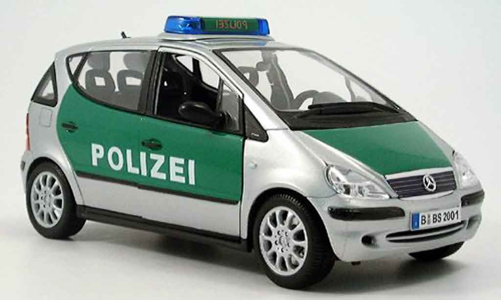 Mercedes Classe A 1/18 Maisto polizei modelauto