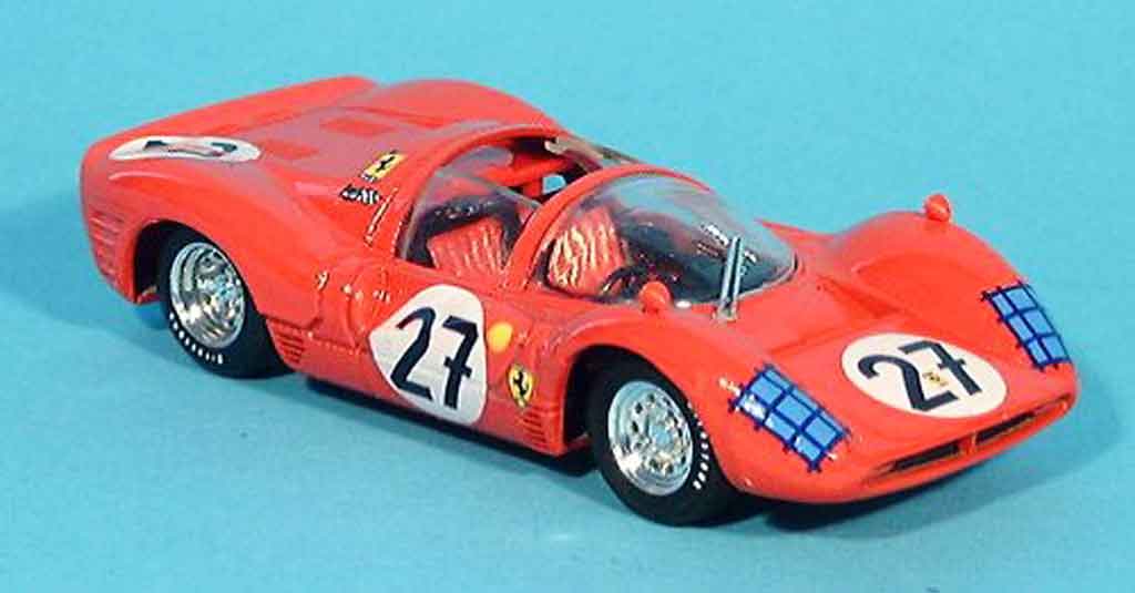 Ferrari 330 P3 1/43 Brumm P3 spyder le mans ginther 1966 modelauto