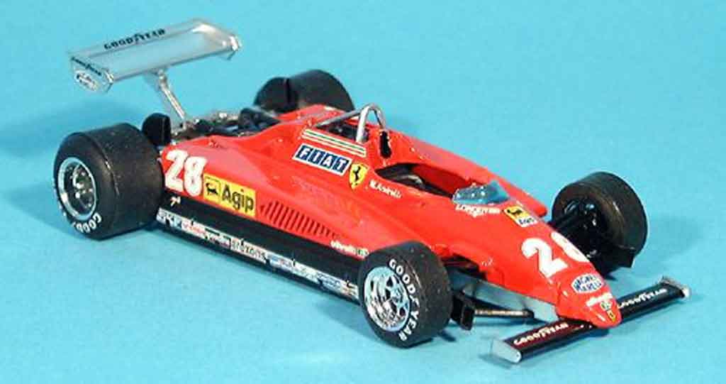 Ferrari 126 1982 1/43 Brumm 1982 C2 no.28 m.andretti gp monza modelauto