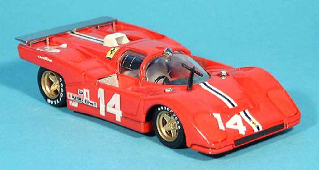 Ferrari 512 M 1/43 Brumm M posey bucknum watkins glen 1971 modelauto
