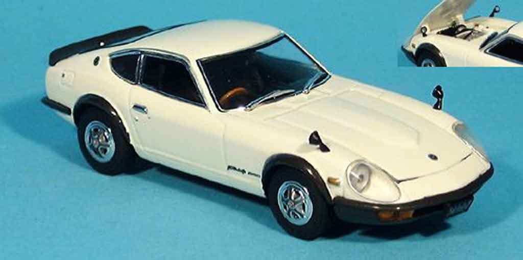 Nissan 240 ZG 1/43 Kyosho ZG Datsun Fairlady wit modelauto