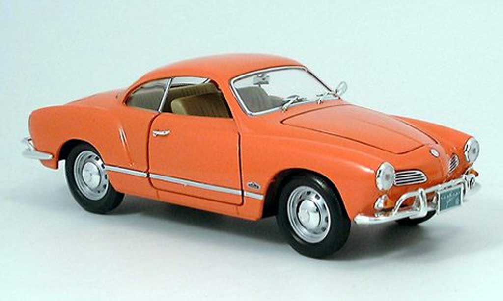 Volkswagen Karmann 1/18 Yat Ming Ghia oranje 1966 modelauto