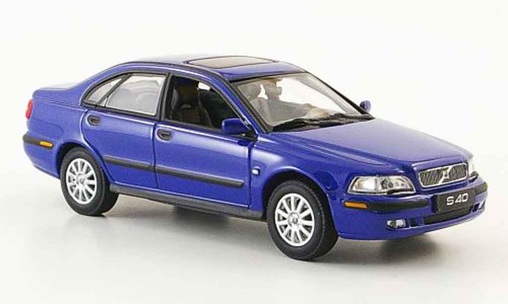 Volvo S40 1/43 Minichamps blauw 2000 modelauto