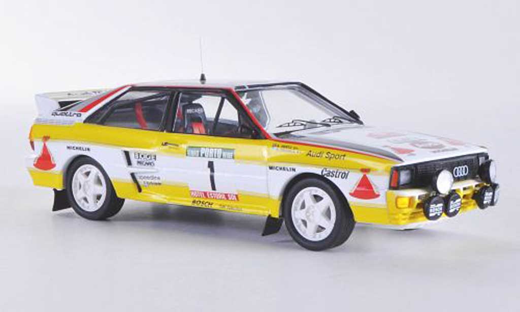 Audi Quattro 1/43 Trofeu No.1Team HB H.Mikkola / A.Hertz Rallye de Portugal 1984 modelauto