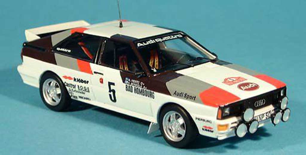 Audi Quattro 1/43 Trofeu Coupe Monte Carlo H.Mikkola/A.Hertz 1981 modelauto