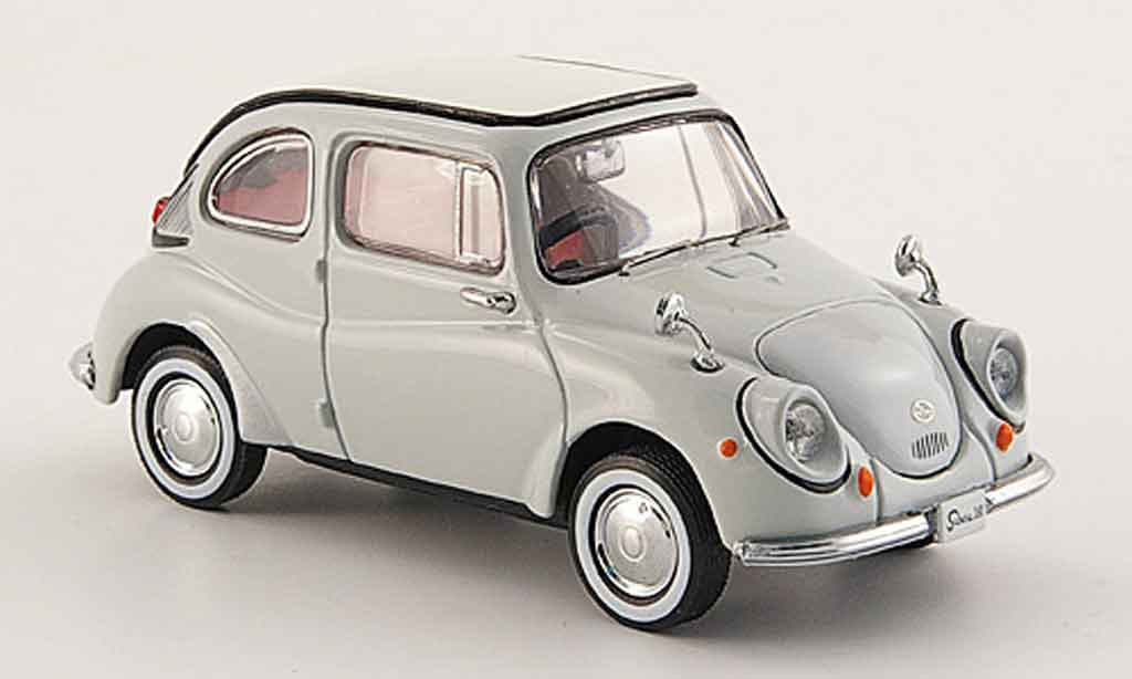 Subaru 360 1/43 Ebbro grijs 1963 modelauto