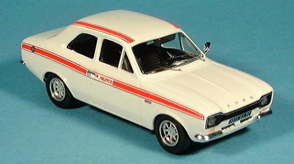 Ford Escort MK1 1/43 Trofeu MK1 Mexico wit 1971 modelauto
