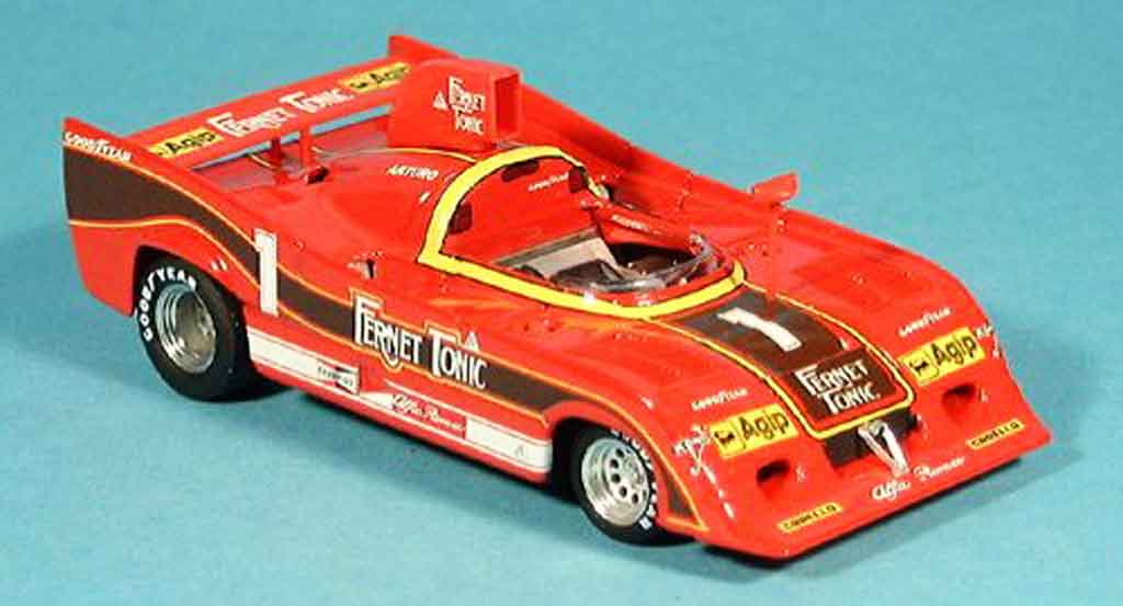 Alfa Romeo 33.3 1977 1/43 Brumm 1977 sc 12 no.1 merzario sieger coppa florio modelauto