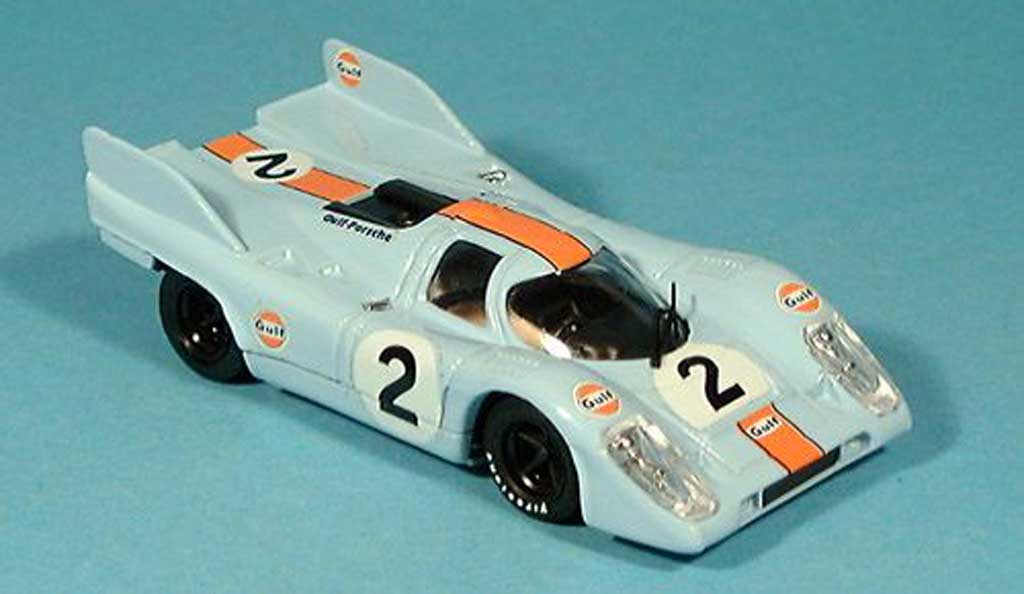 Porsche 917 1971 1/43 Brumm 1971 No.2 Scuderia JWA-Gulf 1000 km Monza Rodriges/Oliver modelauto