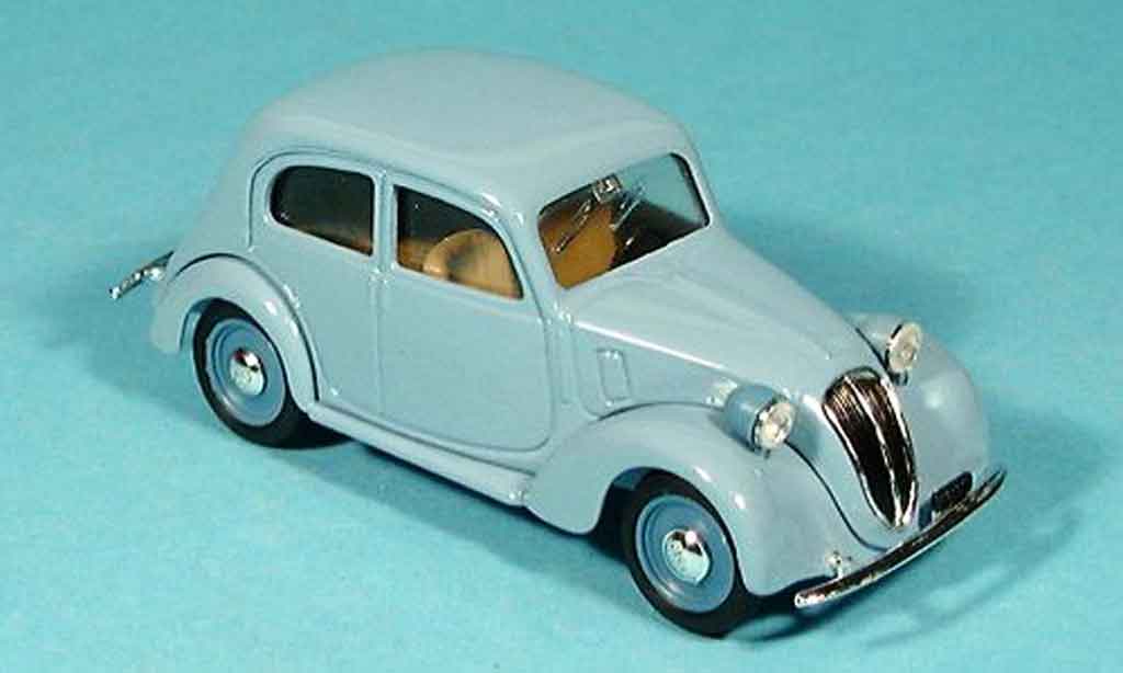 Fiat 1100 1/43 Brumm 508c HP32 blauw modelauto