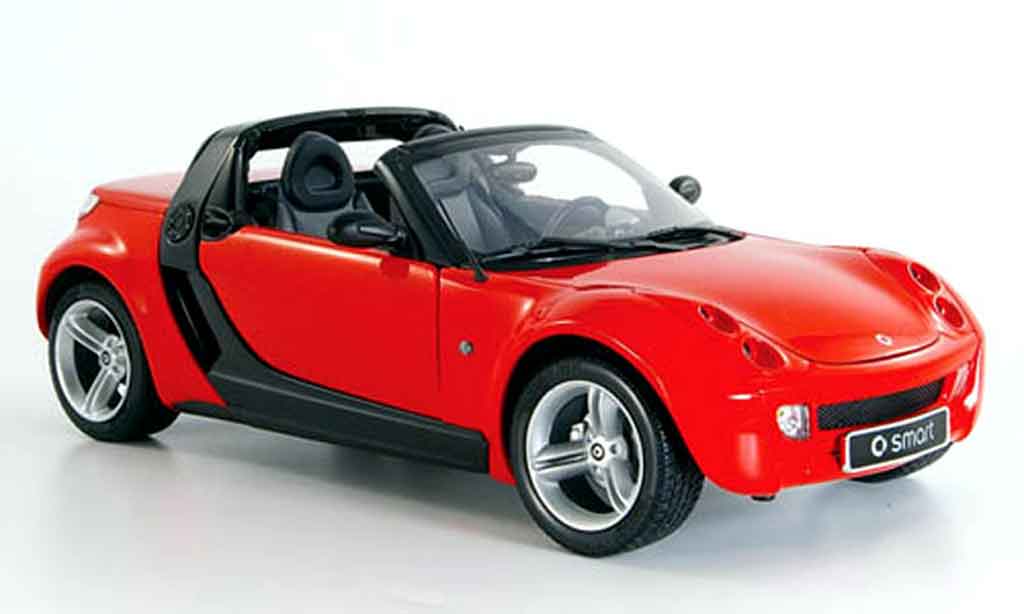 Smart Roadster 1/18 Kyosho rood 2003 modelauto