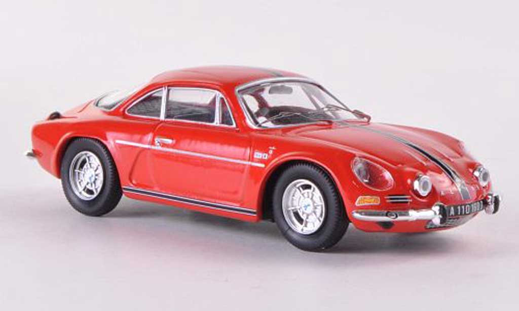 Alpine A110 1/43 Trofeu 1600 S rood mit Streifen modelauto