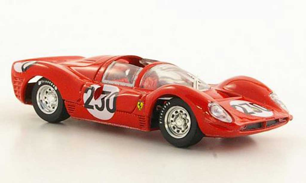 Ferrari 330 P3 1/43 Brumm P3 No.230 Bandini / Vaccarella Targa Florio 1966 modelauto