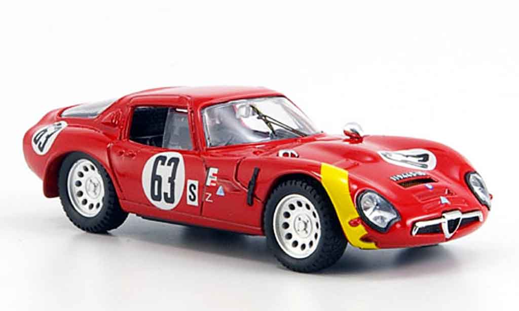 Alfa Romeo TZ2 1/43 Best no.63 geki andrey 12h sebring 1966 modelauto