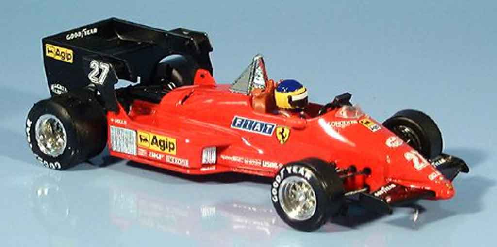 Ferrari 126 1984 1/43 Brumm 1984 C4 g.p. belgien m. alboreto modelauto
