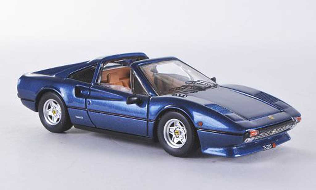 Ferrari 308 GTS 1/43 Best GTS met. blauw Dach liegt bei modelauto