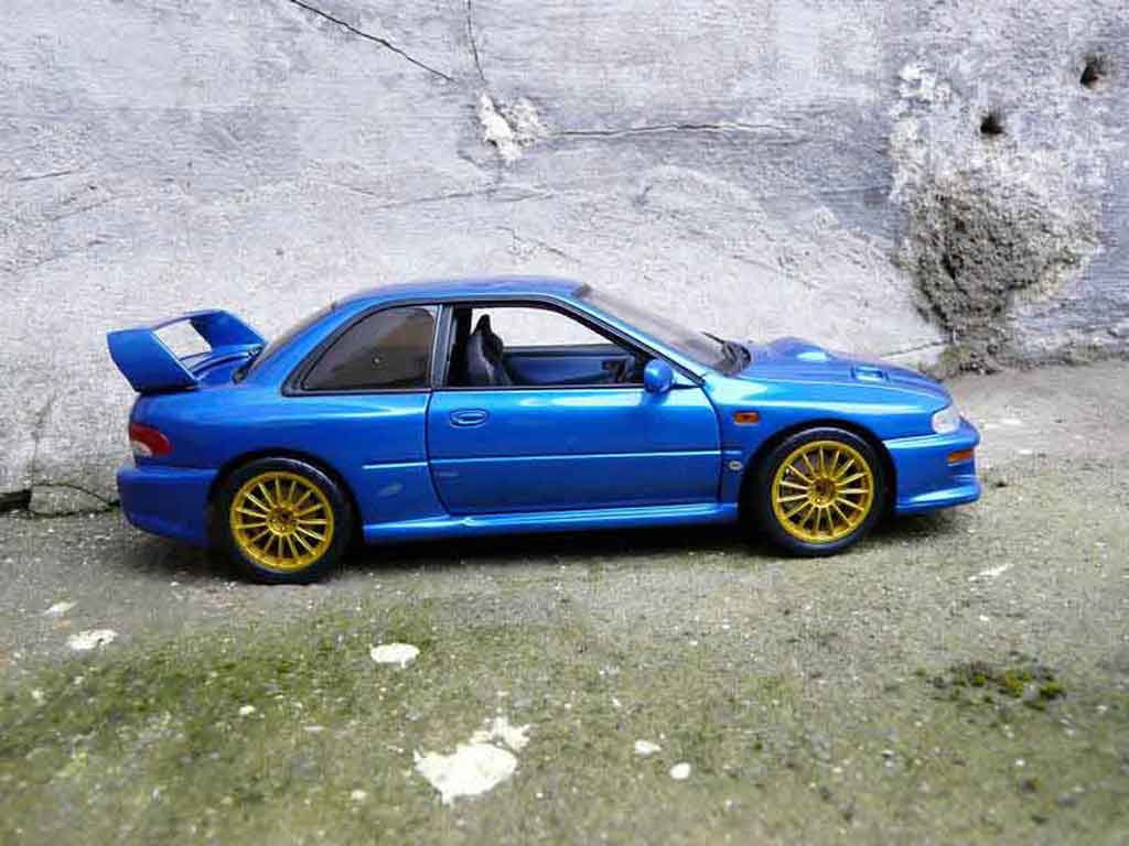 Subaru Impreza 22B jantes 1/18 Autoart