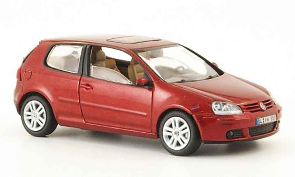 Volkswagen Golf V 1/43 Schuco V rood 3 portes 2003 modelauto