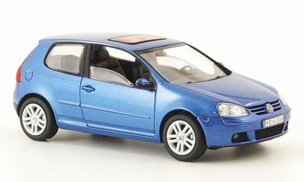 Volkswagen Golf V 1/43 Schuco V blauw 3 portes 2003 modelauto