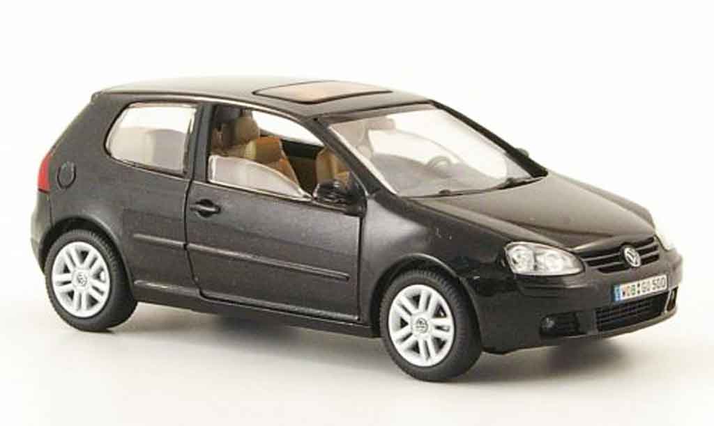 Volkswagen Golf V 1/43 Schuco V zwart 3 portes 2003 modelauto