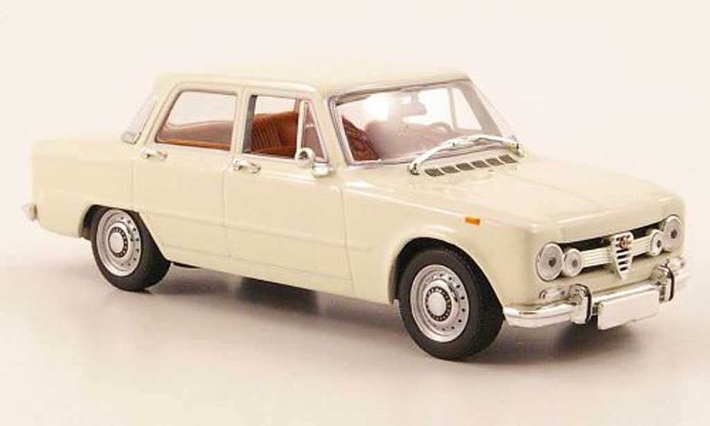 Alfa Romeo Giulia 1600 1/43 Minichamps 1600 creme 1970 modelauto