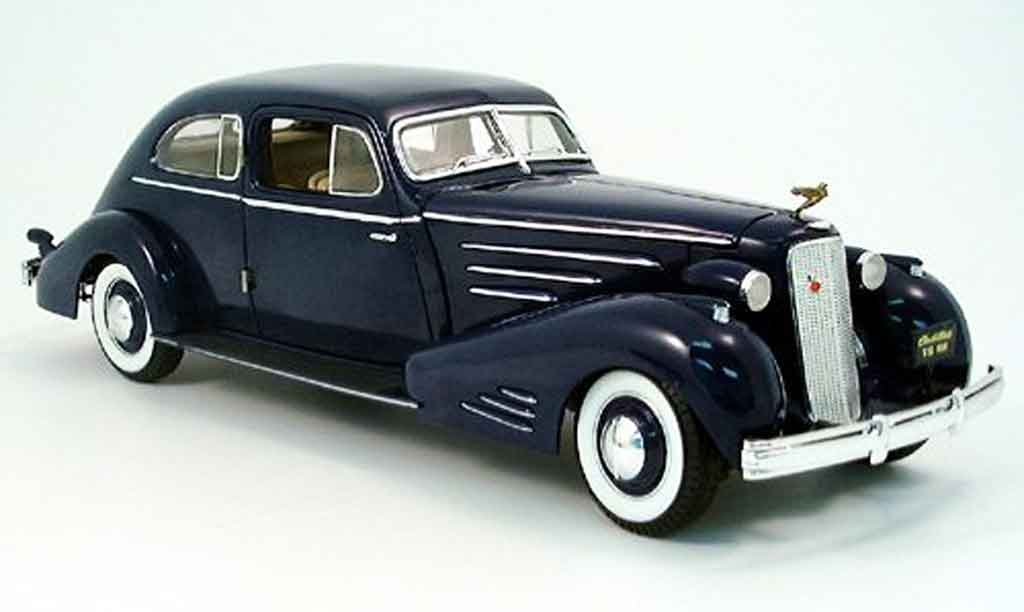 Cadillac Fleetwood 1/18 Ricko v 16 blauw 1933 modelauto