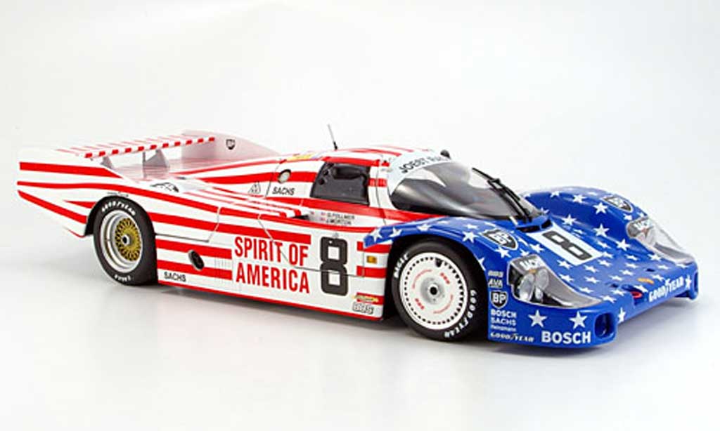 Porsche 956 1986 1/18 Minichamps 1986 l no.8 stars and stripes le mans modelauto