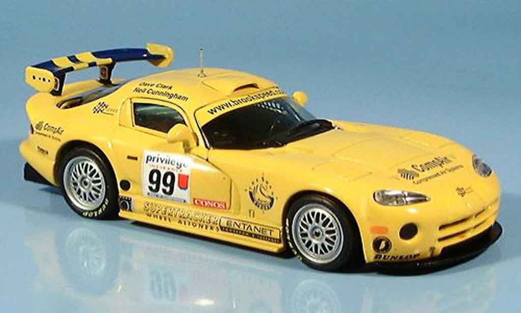 Dodge Viper GTS R 1/43 Minichamps GTS R GB Clark Cunningham 1999 modelauto