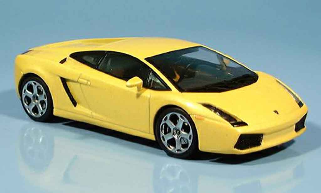Lamborghini Gallardo 1/43 Autoart geel 2003 modelauto